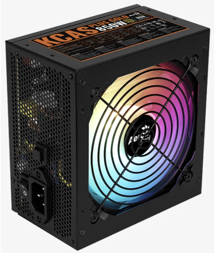 

Блок питания AeroCool KCAS PLUS GOLD 850 Black, Черный, KCAS PLUS GOLD 850