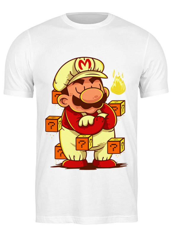 

Футболка женская Printio Марио белая 2XL, Белый, Марио