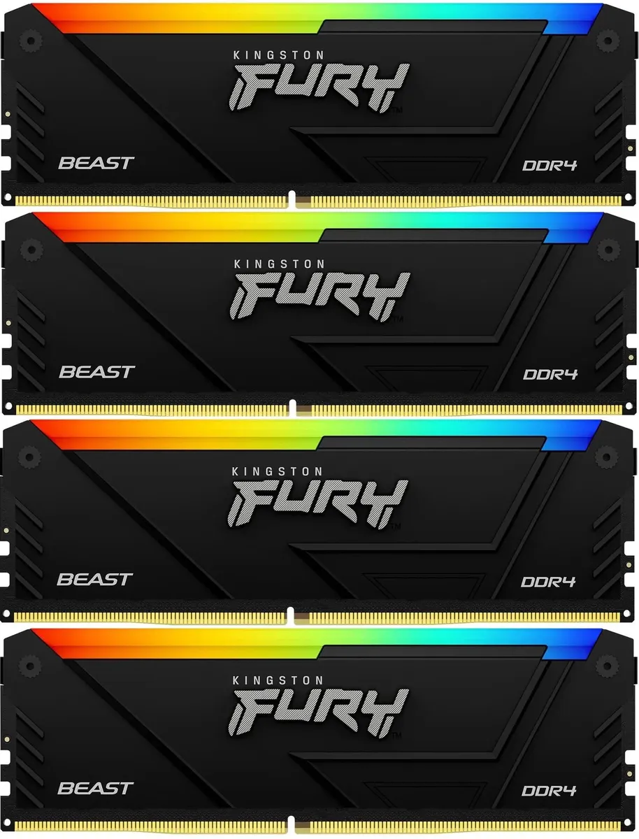 

Оперативная память Kingston (KF432C16BB2AK4/128), DDR4 4x32Gb, 3200MHz