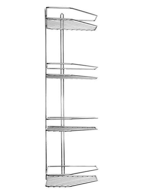 Полка для ванной комнаты Угловая Консулл 4 ярусная