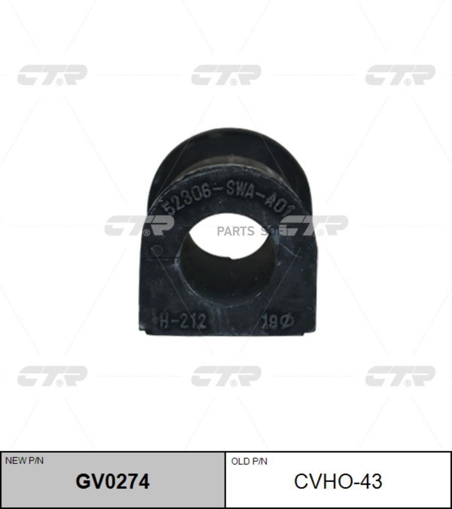

CTR GV0274 РЕЗИНО ТЕХНИЧЕСКИЕ ИЗДЕЛИЯ GV0274/CVHO43