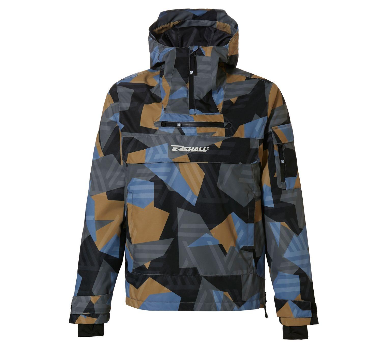 фото Куртка сноубордическая анорак rehall artois-r camo blue mirage (us:l)