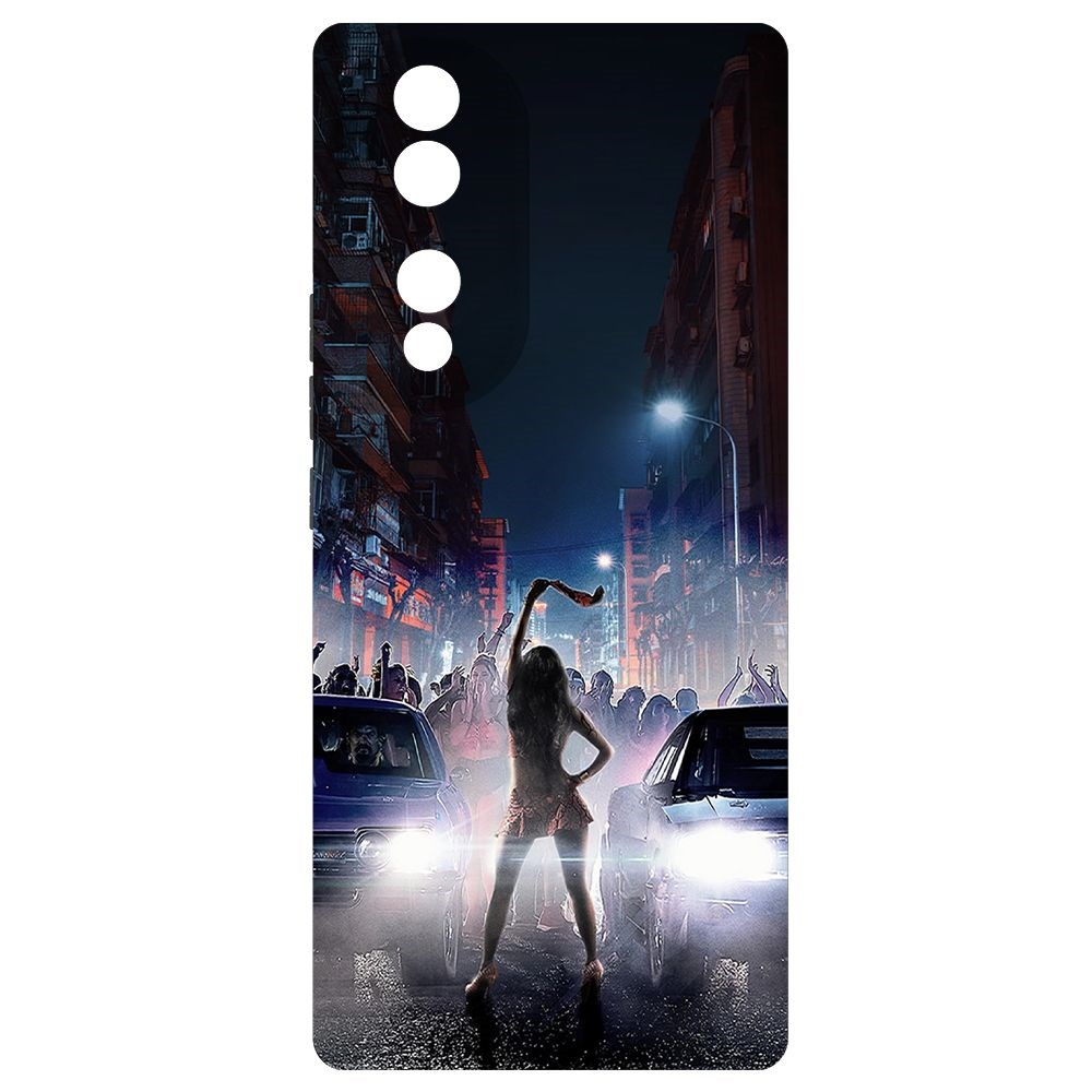 

Чехол-накладка Krutoff Soft Case Форсаж. Стритрейсинг для Honor 70 черный