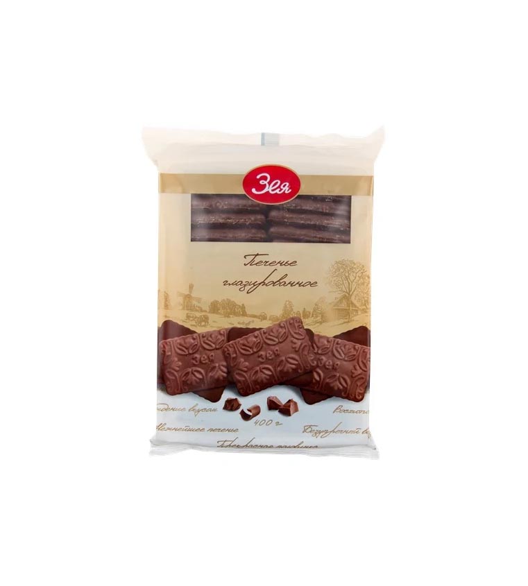 

Печенье Зея глазированное, 400 г