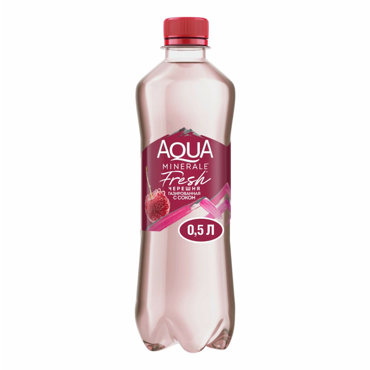 Вода питьевая Aqua Minerale черешня газированная 0,5 л