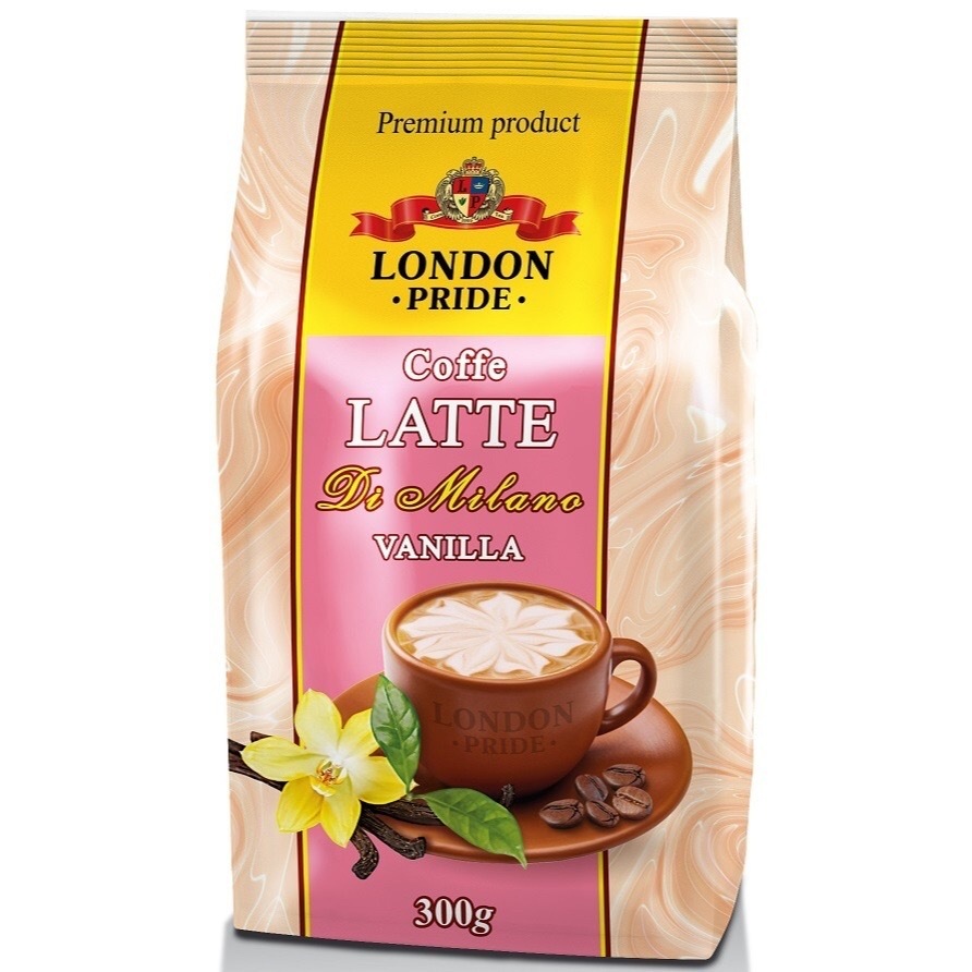Кофейный напиток London Pride Coffee Latte Di Milano Vanilla ванильный, 300 г