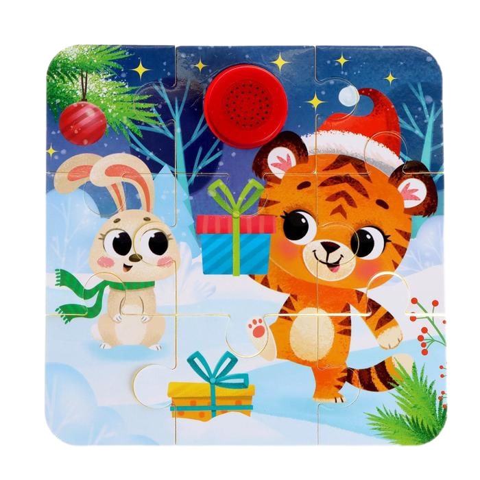 

Пазл Puzzle Time мягкий Тигренок 9 дет. 6888842