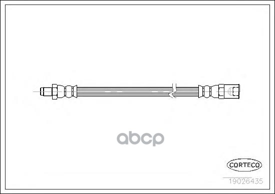 

Шланг тормозной системы CORTECO 19026435