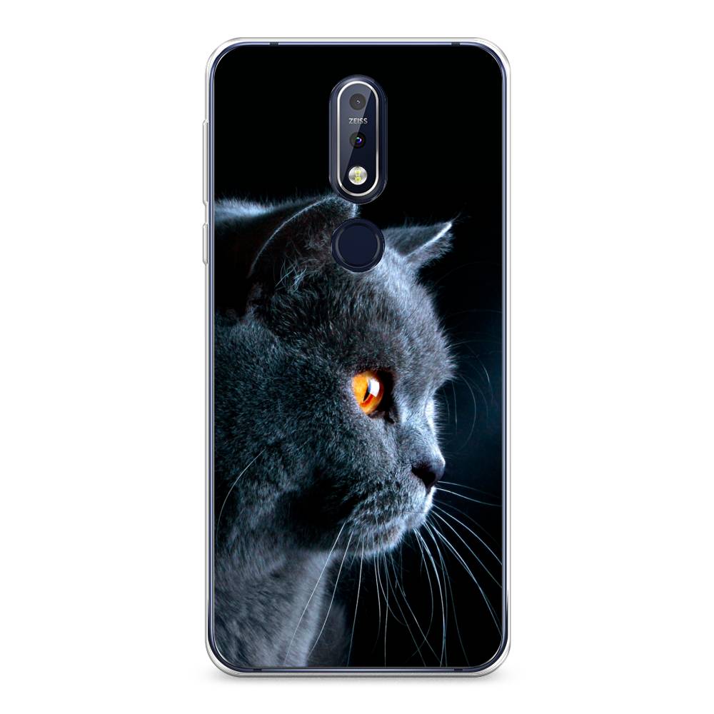 

Чехол Awog на Nokia 7.1 / Нокиа 7.1 "Благородный кот британец", Черный;серый;оранжевый, 122050-2