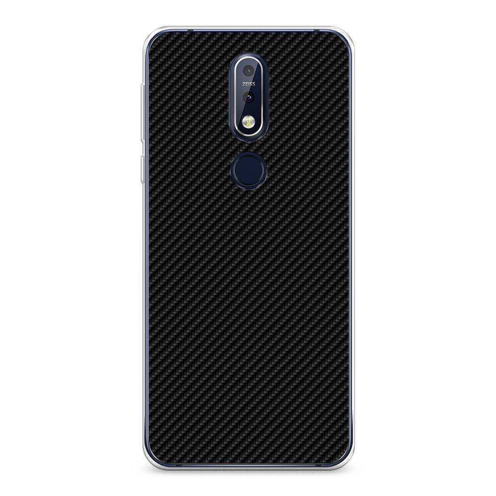 

Чехол Awog "Черный карбон" для Nokia 7.1, 122050-3
