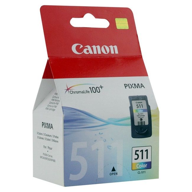 

Картридж Canon CL-511 (трехцветный), Голубой;желтый;пурпурный, CL-511 (трехцветный)