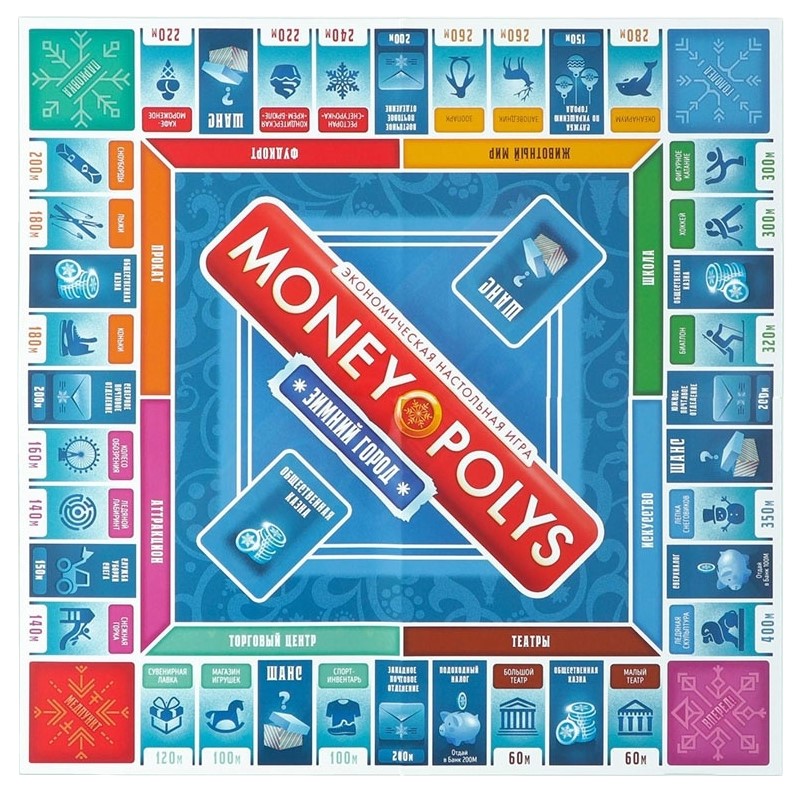 

Игра Лас Играс Money Polys, Зимний город