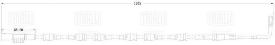 Датчик износа колодок для а/м Land Rover Range Rover IV (12-) перед. L=1305 (PFS 0123)