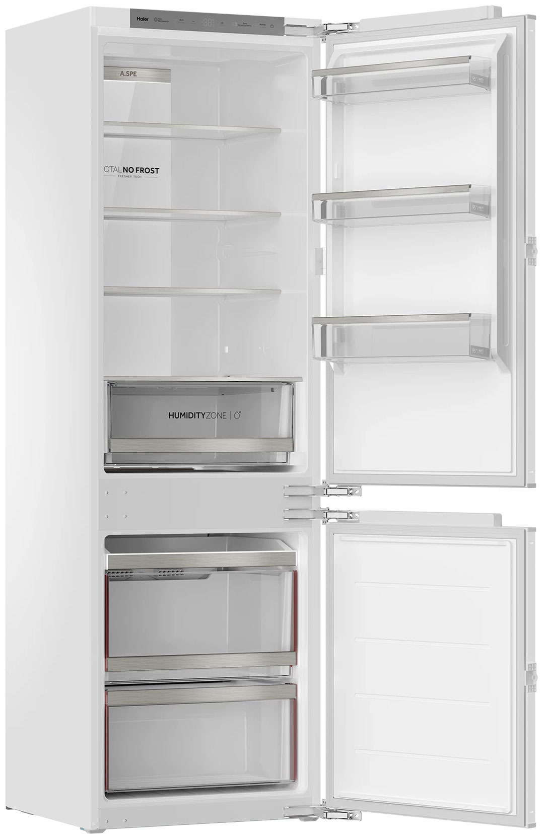 Встраиваемый холодильник Haier BCF3261WRU белый холодильник морозильный шкаф климатический класс sn n st t класс энергопотребления a 1 компрессор общий объем 280 л серебристый металлик