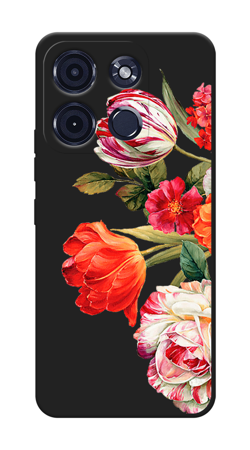 

Чехол Awog на Itel A60s "Весенний букет", Красный;розовый;зеленый, 3201652-1