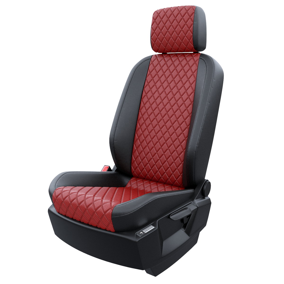 

Чехлы на сиденья Чехлы.ру Сан Йонг Экшн 2 экокожа красный и черный 4913AV865FT, Красный;черный, 708