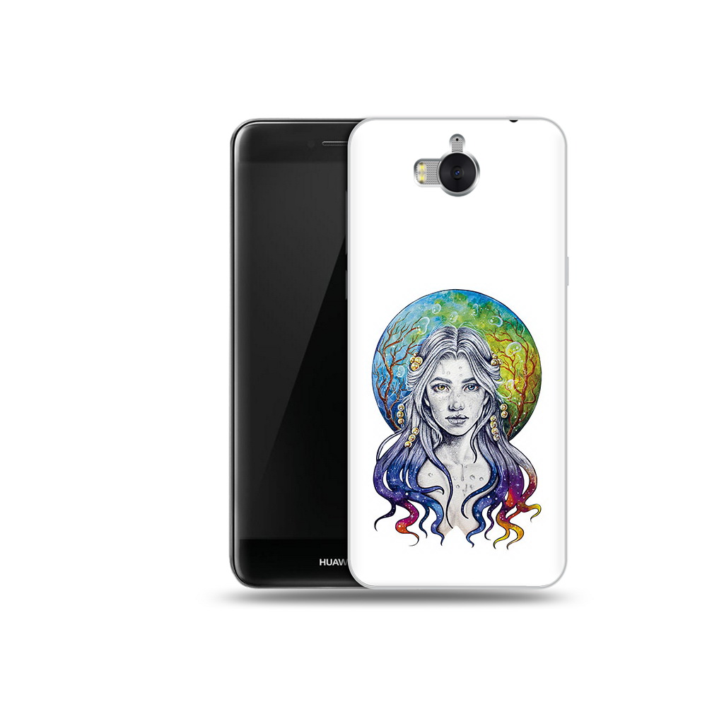 

Чехол MyPads Tocco для Huawei Y5 девушка с красивыми волосами (PT91582.58.313), Прозрачный, Tocco