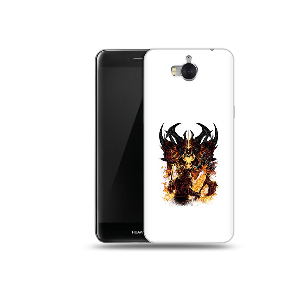 

Чехол MyPads Tocco для Huawei Y5 демон shadow fiend (PT91582.58.318), Прозрачный, Tocco
