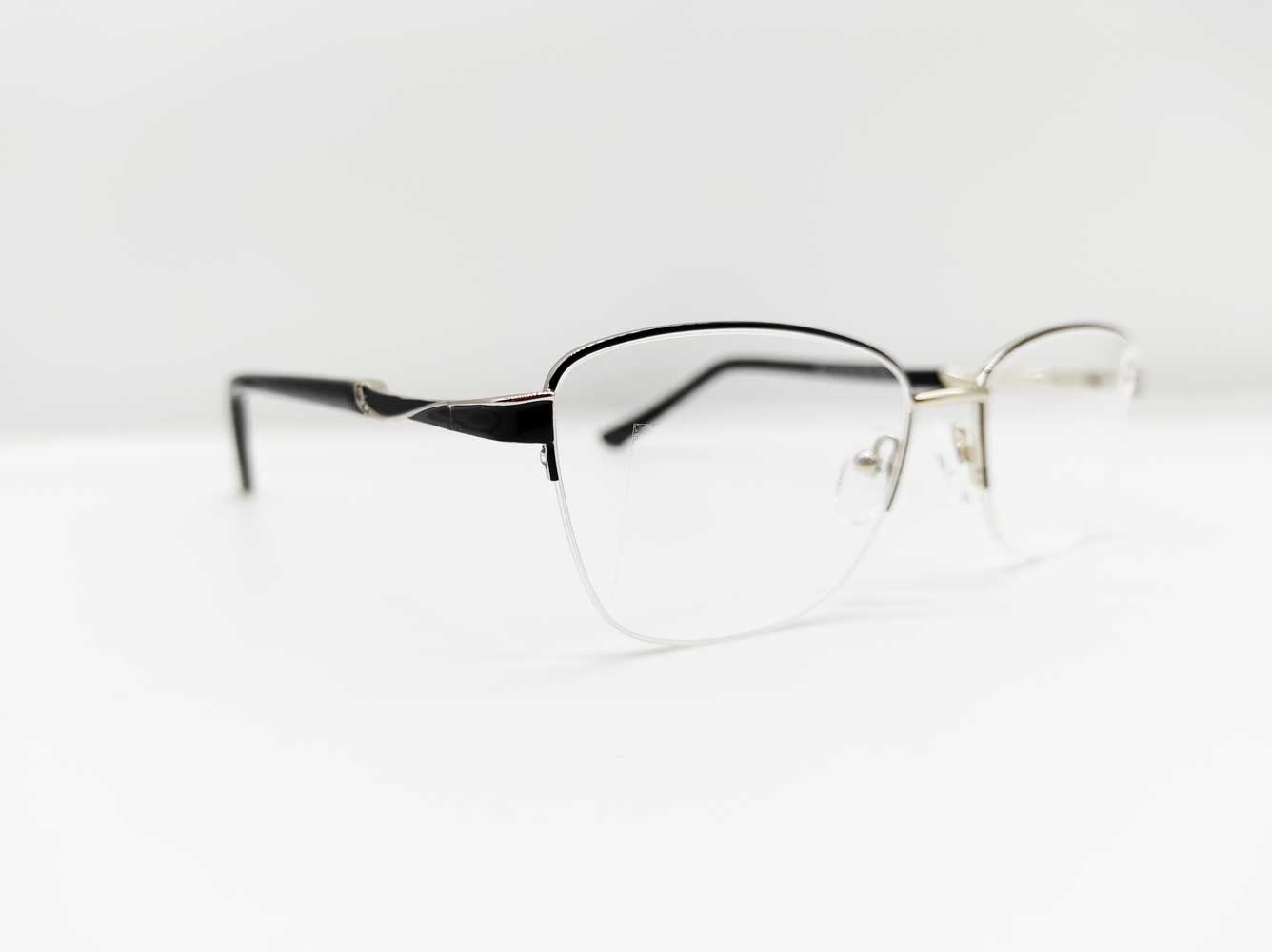 Готовые очки F7007 с UV защитой черные +6,00