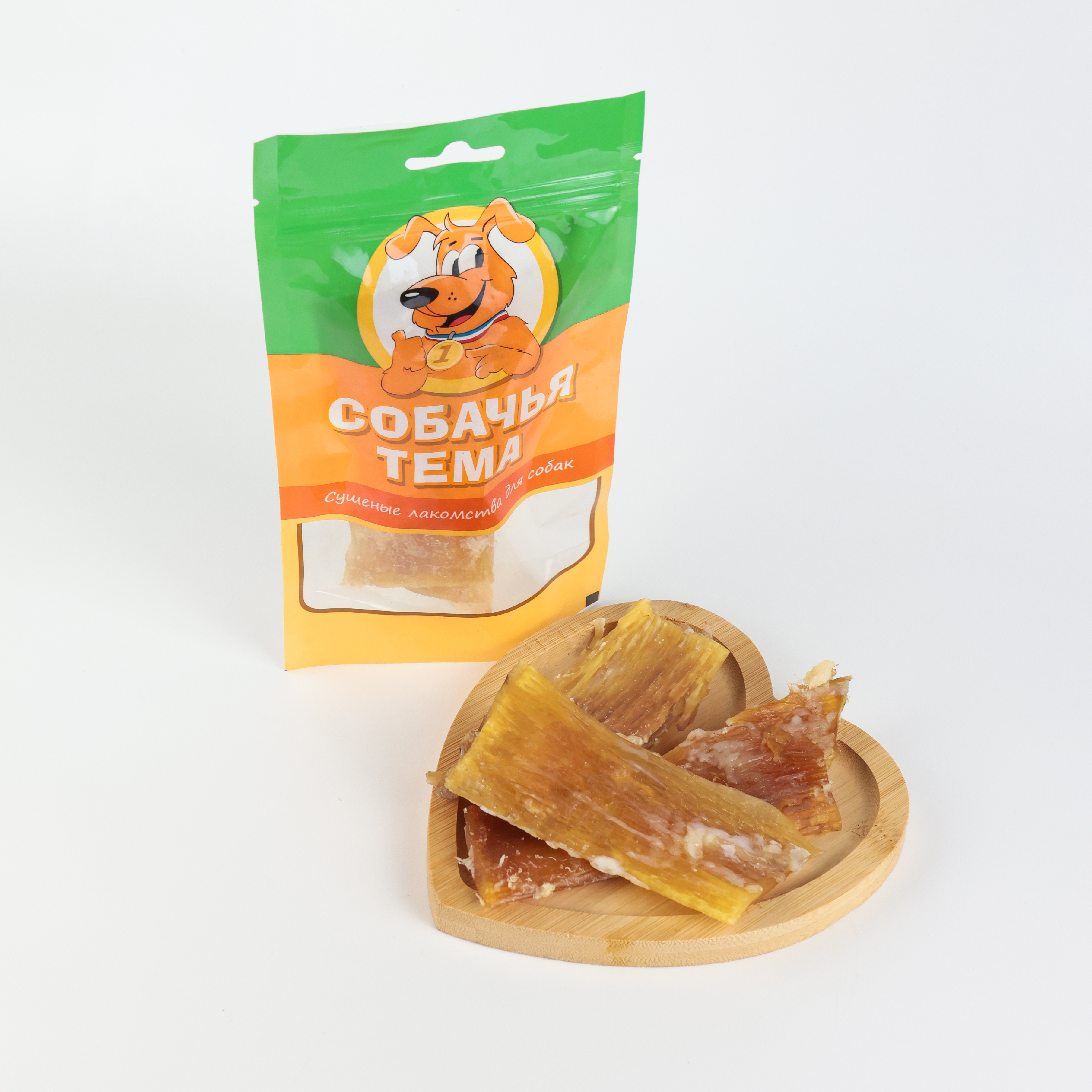 Лакомство для собак Собачья тема, Аорта говяжья сушёная, 70 г