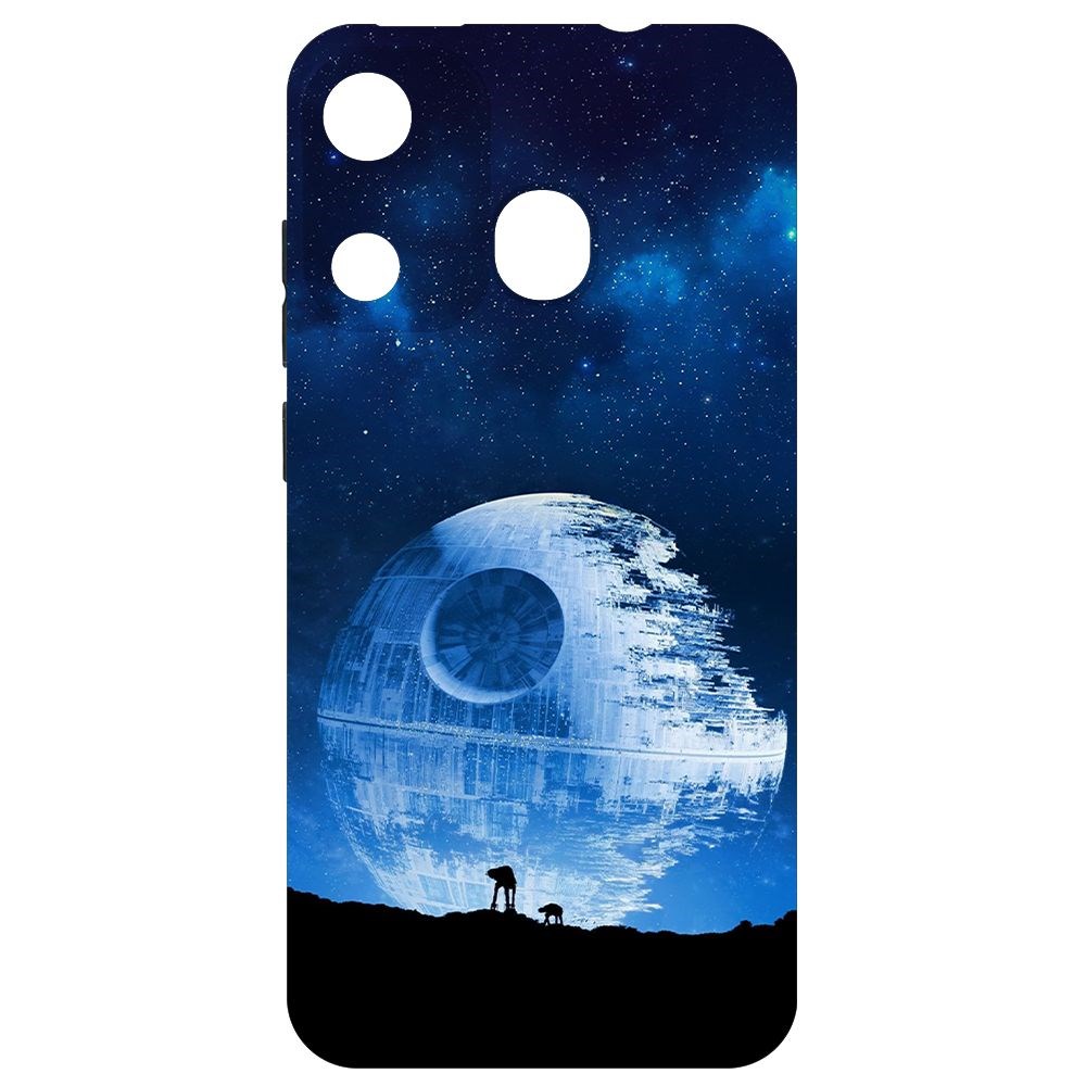

Чехол-накладка Krutoff Soft Case Звездные Войны. Звезда смерти для Itel A27 черный