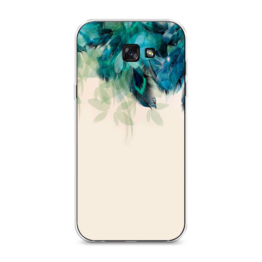 

Чехол Awog на Samsung Galaxy A7 2017 / Самсунг A7 2017 "Перья голубого цвета", Бежевый;синий;голубой, 20950-2