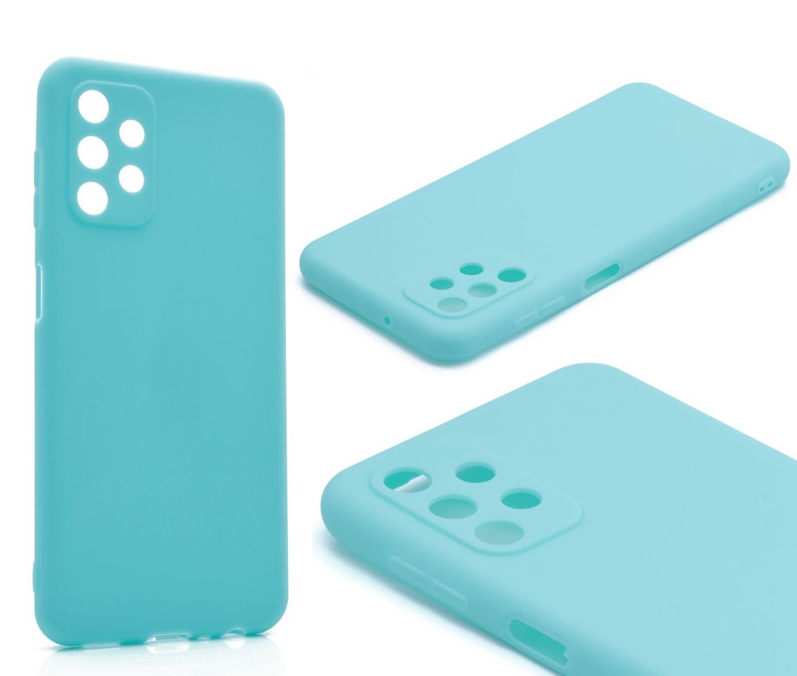 

Силиконовый чехол TPU Case матовый для Samsung A13 4G бирюзовый