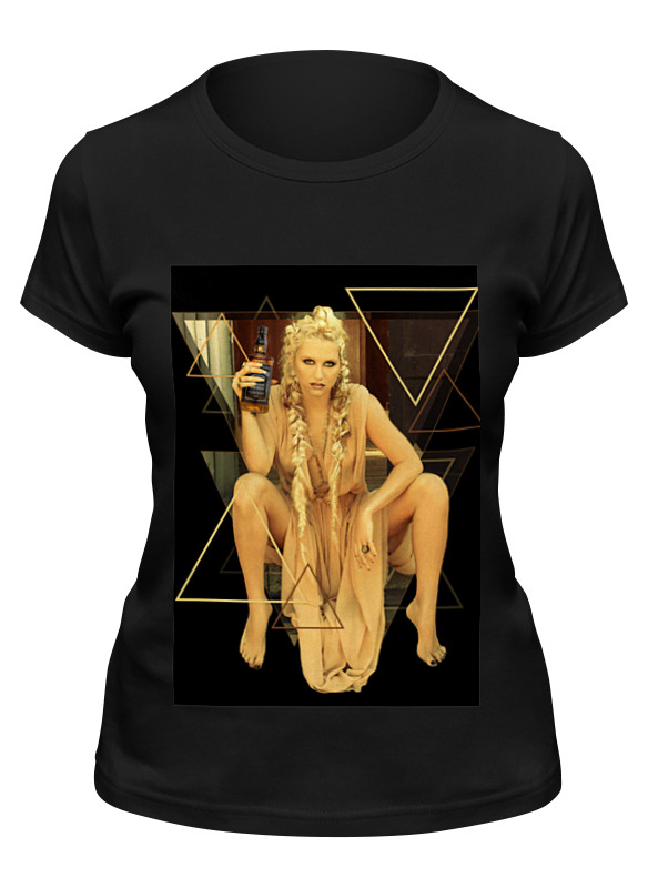 

Футболка женская Printio Ke$ha черная L, Черный, Ke$ha
