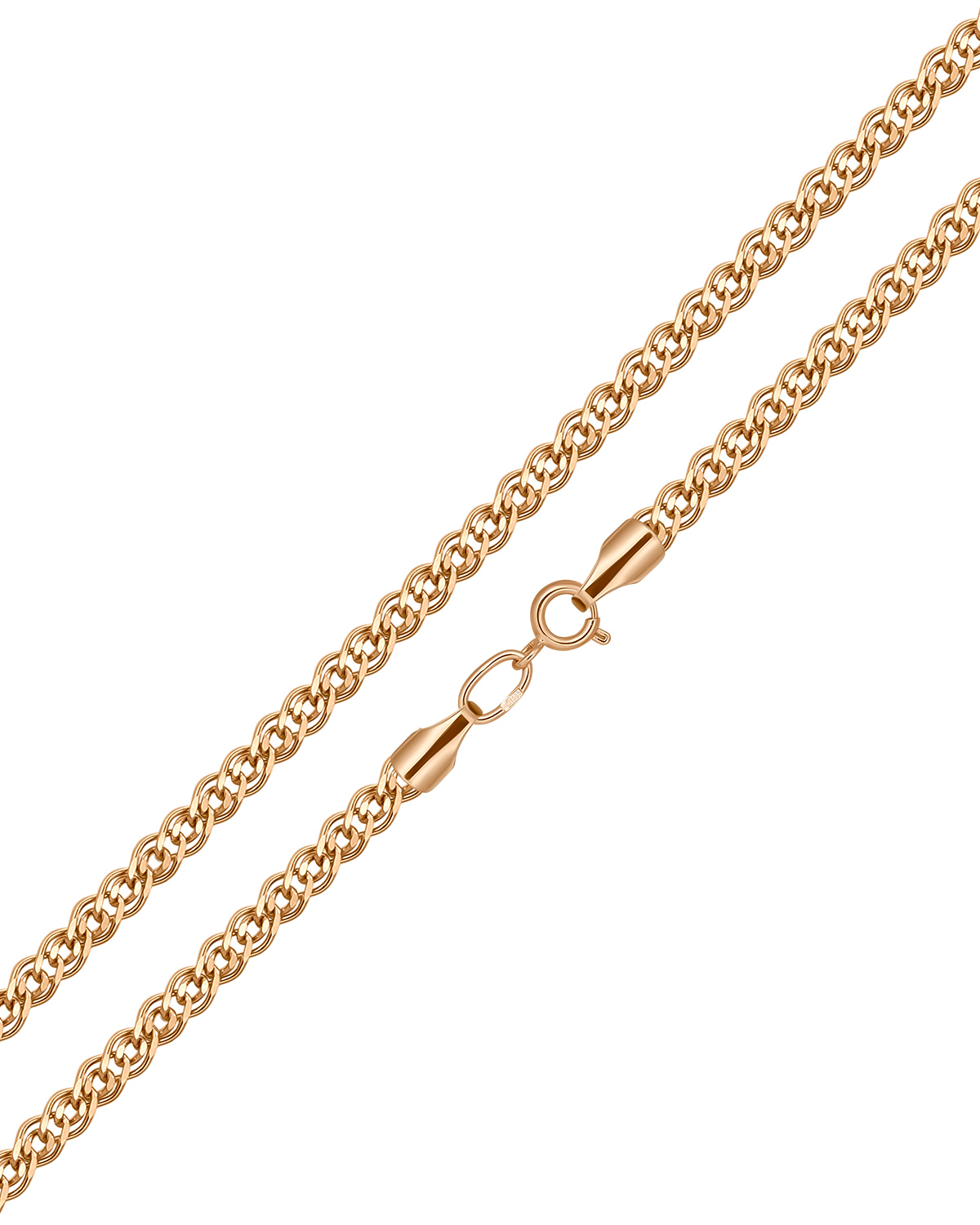 Цепочка из красного золота 50 см MIUZ Diamonds C30-NC12-200PG-06050