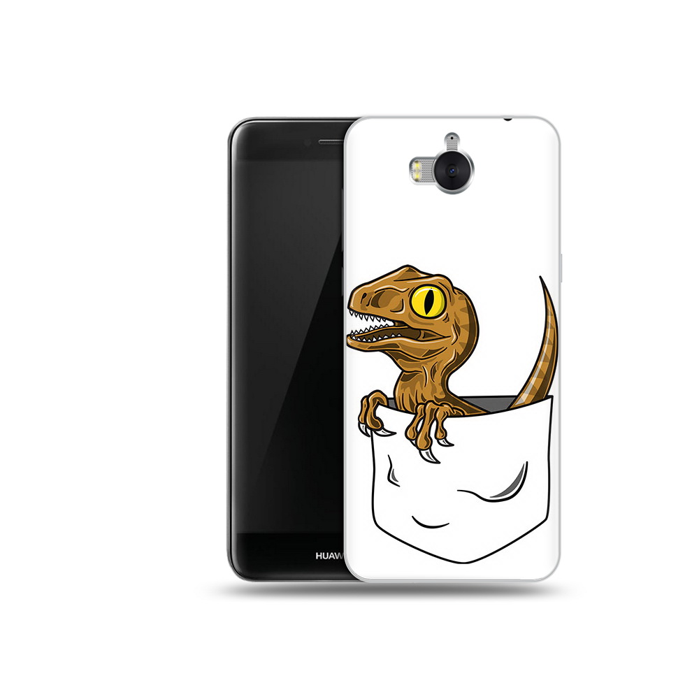 

Чехол MyPads Tocco для Huawei Y5 динозавр в кармане (PT91582.58.327), Прозрачный, Tocco