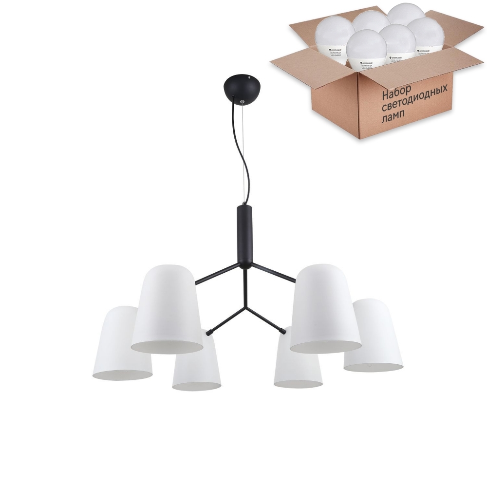 

Подвесная люстра с лампочками F-Promo Trick 2762-6P+Lamps E14 P45
