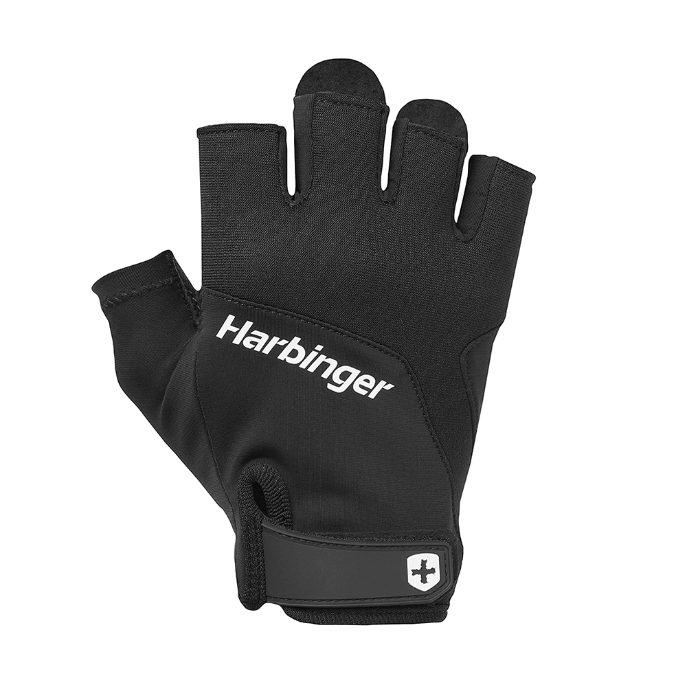 Перчатки для фитнеса Harbinger Training Grip 2.0, унисекс, черные, размер XL