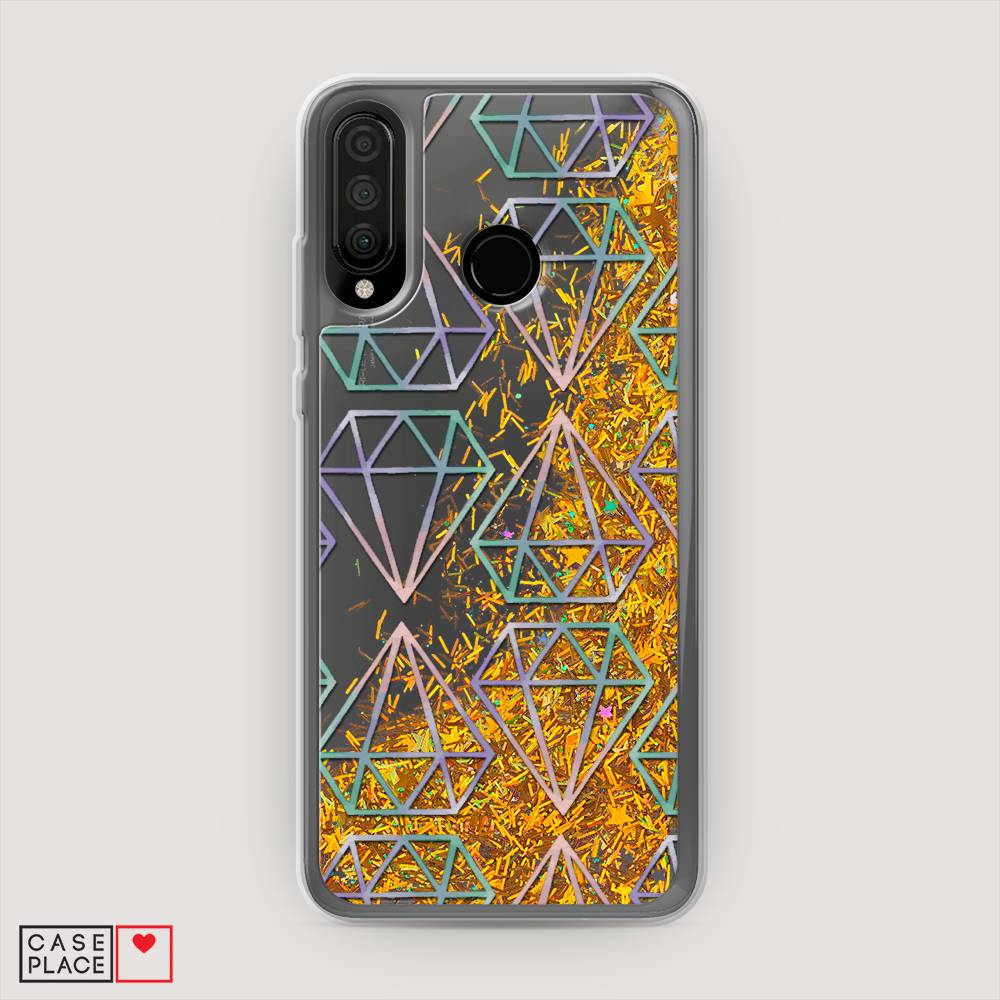 

Чехол Awog на Honor 20 Lite 2020 "Бриллианты голографика", Фиолетовый;прозрачный, 611290-1
