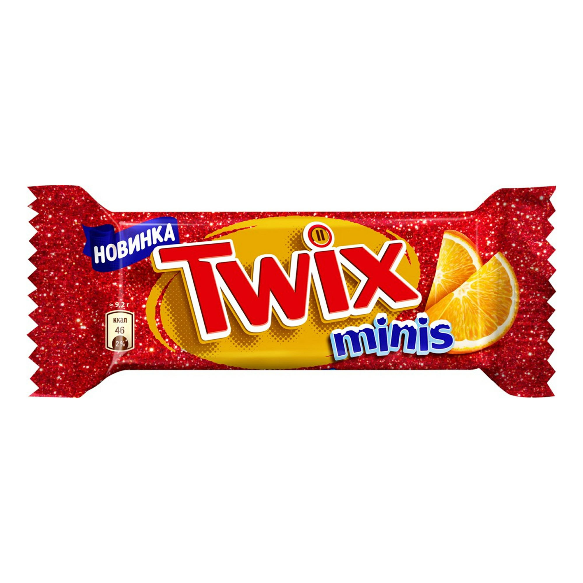 Шоколадные конфеты Twix Minis Апельсин