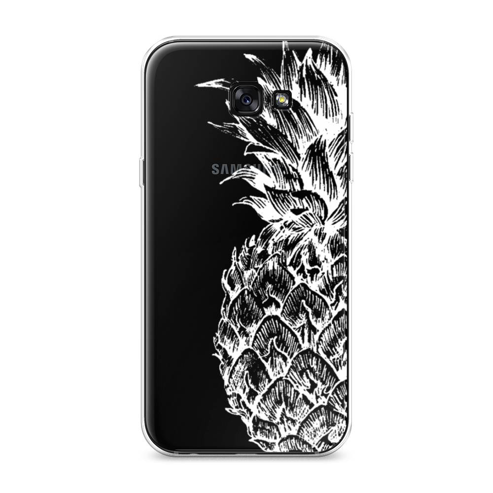 

Чехол Awog на Samsung Galaxy A7 2017 / Самсунг A7 2017 "Ананас графика белая", Белый, 20950-10