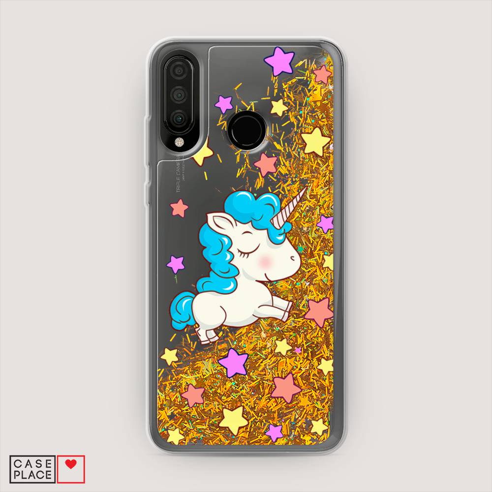 

Чехол Awog на Honor 20 Lite 2020 "Звездный единорог", Белый;голубой;розовый, 611290-1