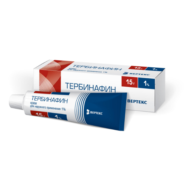 Купить Тербинафин крем для наружного применения 15 г, Vertex