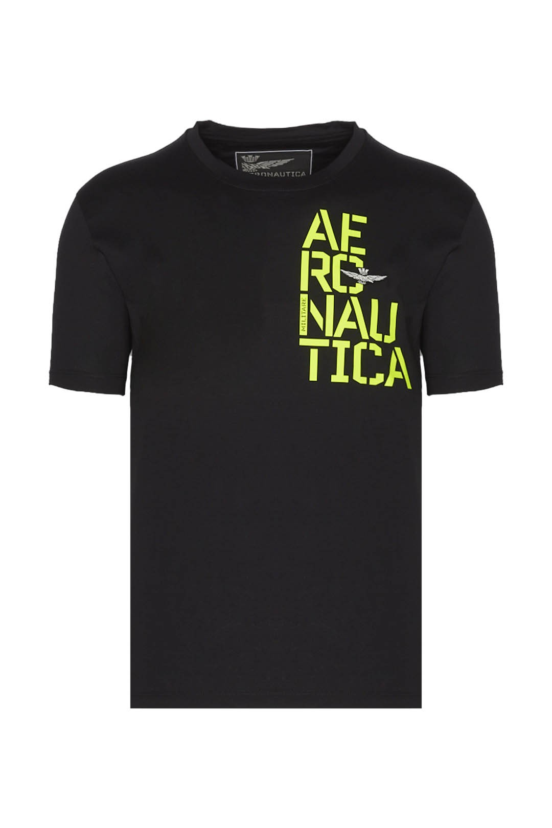 

Футболка мужская Aeronautica Militare TS2012J557 черная 50 RU, Черный, TS2012J557