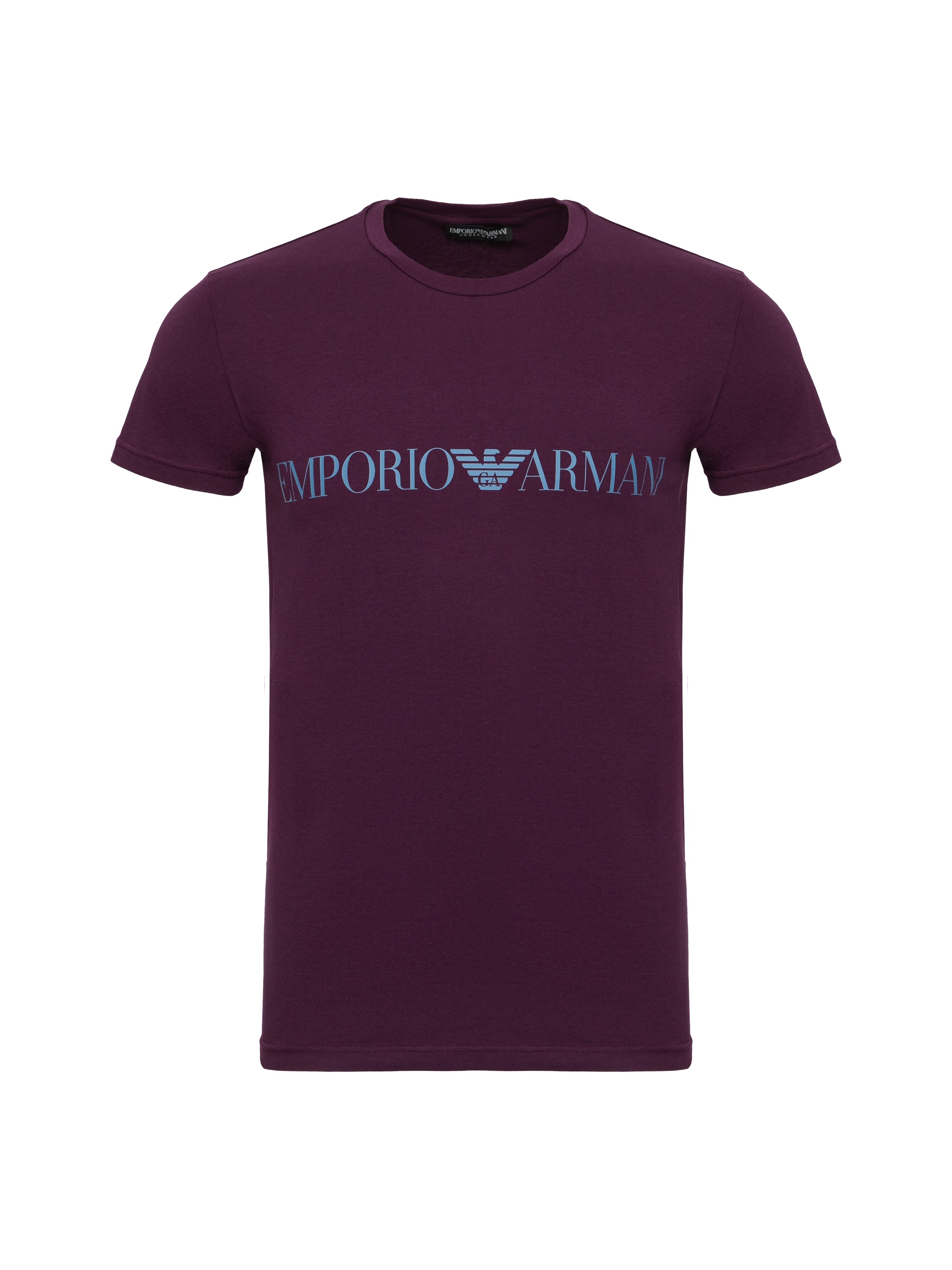 

Футболка мужская EA Underwear 1110352F729 фиолетовая 48 RU, Фиолетовый, 1110352F729