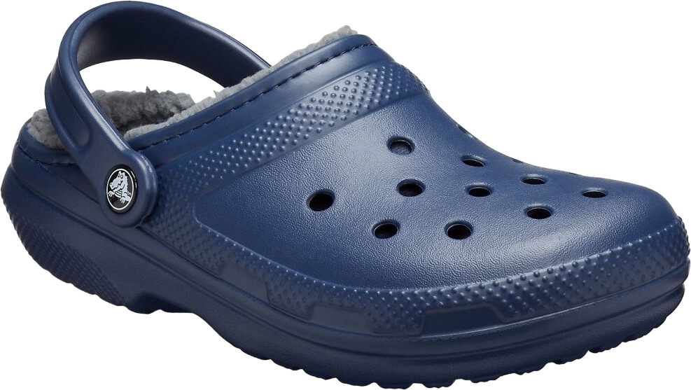 Шлепанцы унисекс Crocs Classic Lined Clog синие M9 US; W11 US синий