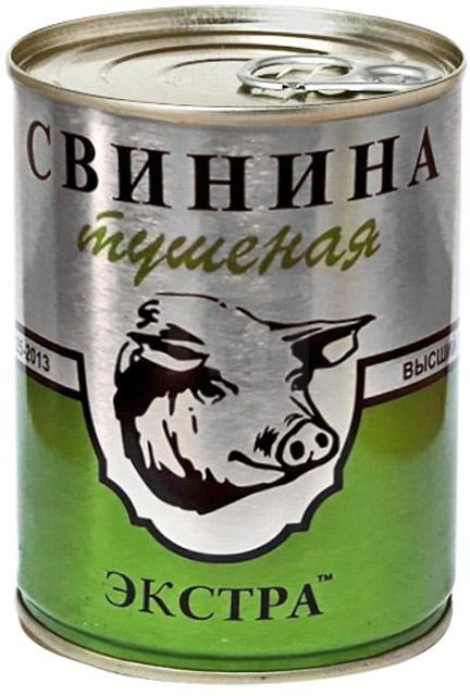 Свинина тушеная Экстра 338 г