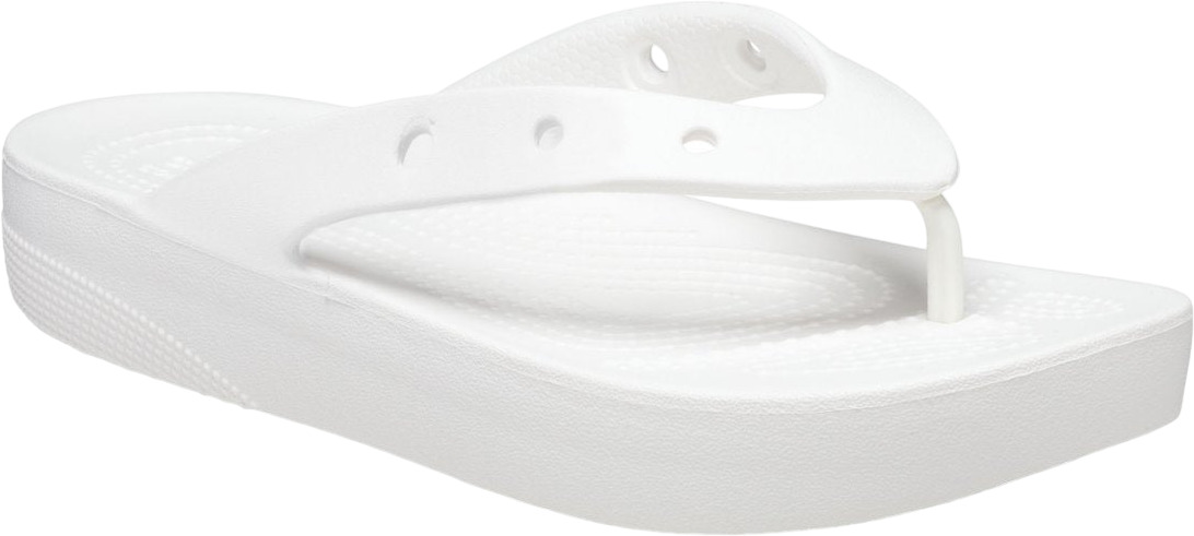 

Шлепанцы женские Crocs Classic PlatforFlip белые 10 US, Белый, Classic PlatforFlip