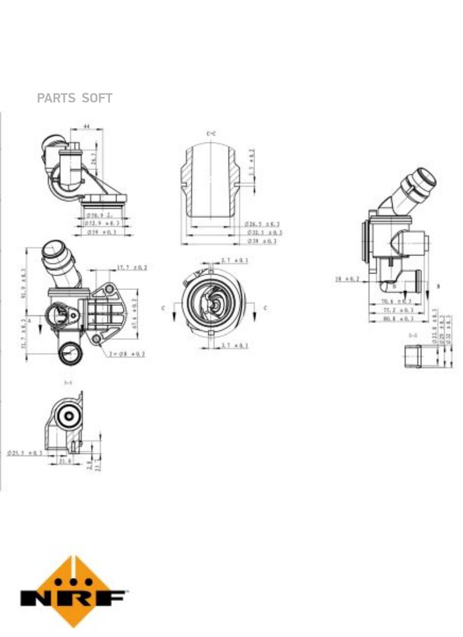 Термостат AUDI A4 02-