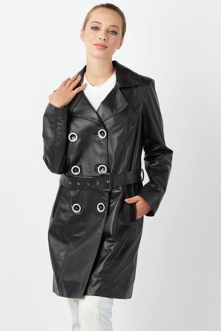 

Плащ женский Deriza DK-B68 черный S (товары доставляются из-за рубежа), DK-B68