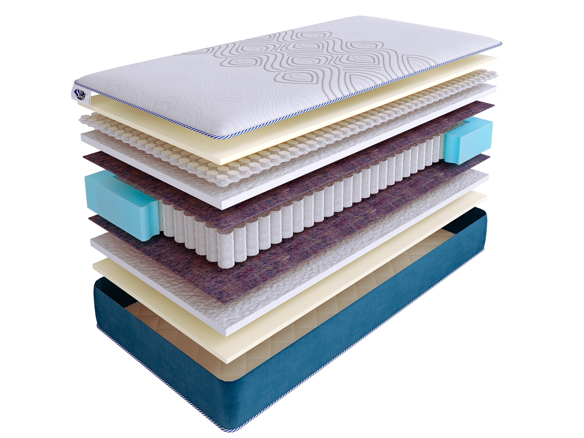 

Матрас SkySleep SUPREME NANO MILD S500 180x195, Белый, SUPREME NANO MILD S500