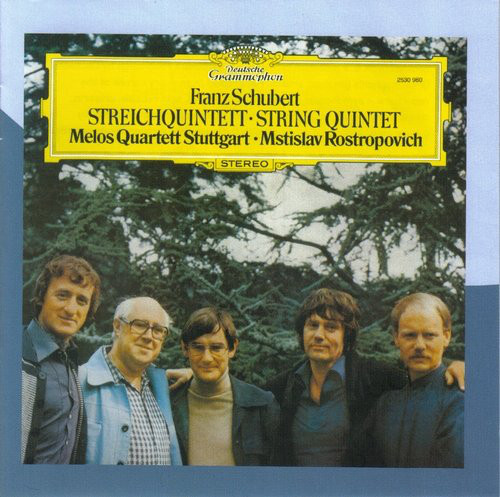 

SCHUBERT: String Quintet. Melos Quartett (1 CD)