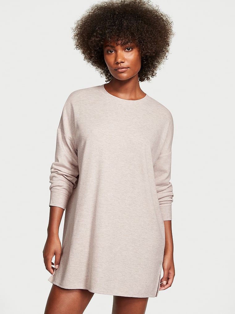 Платье домашнее женское Victoria's Secret 11222336 бежевое L