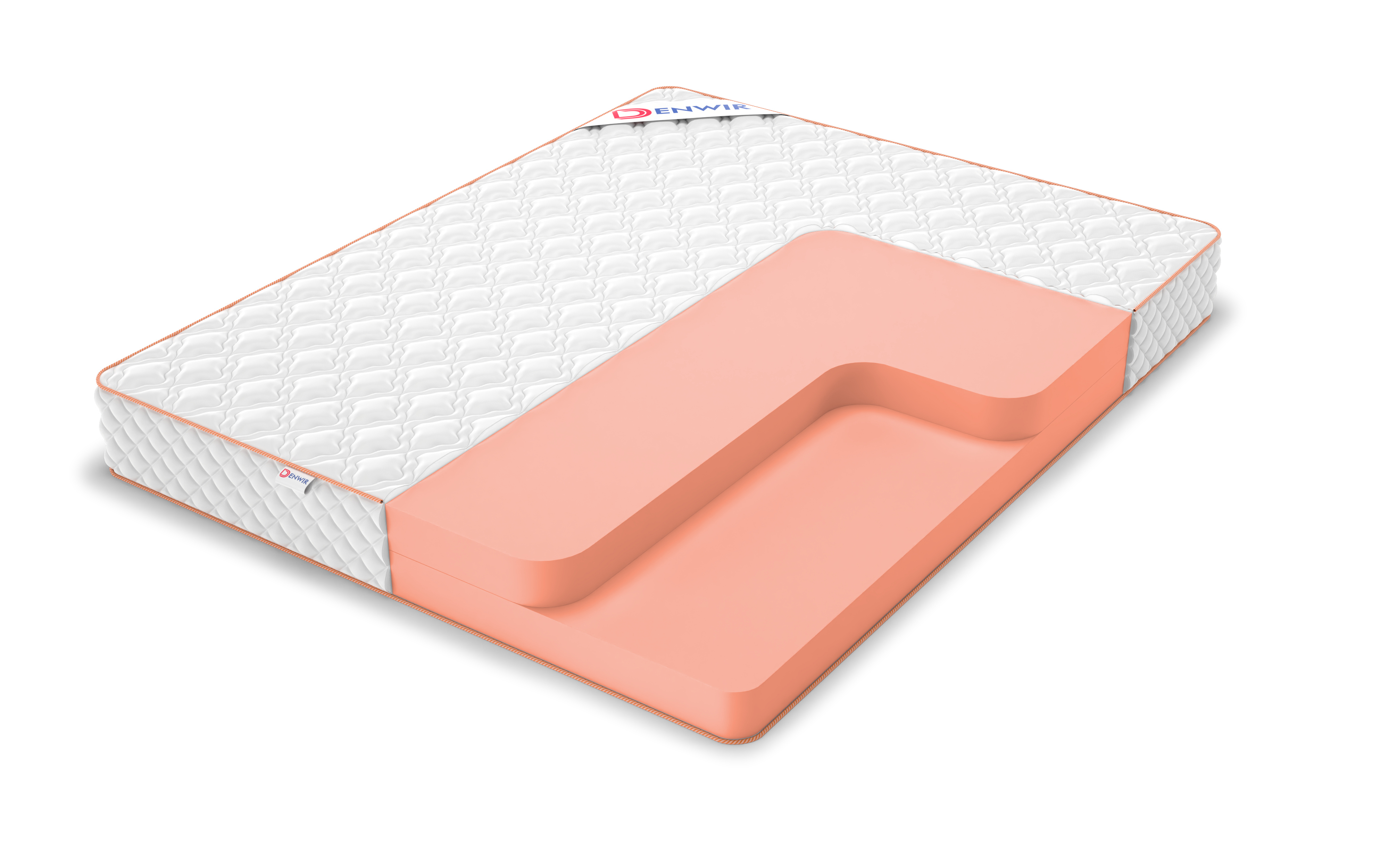 

Матрас беспружинный Denwir TOP FOAM 20 60х170, 21 см, Белый, TOP FOAM 20