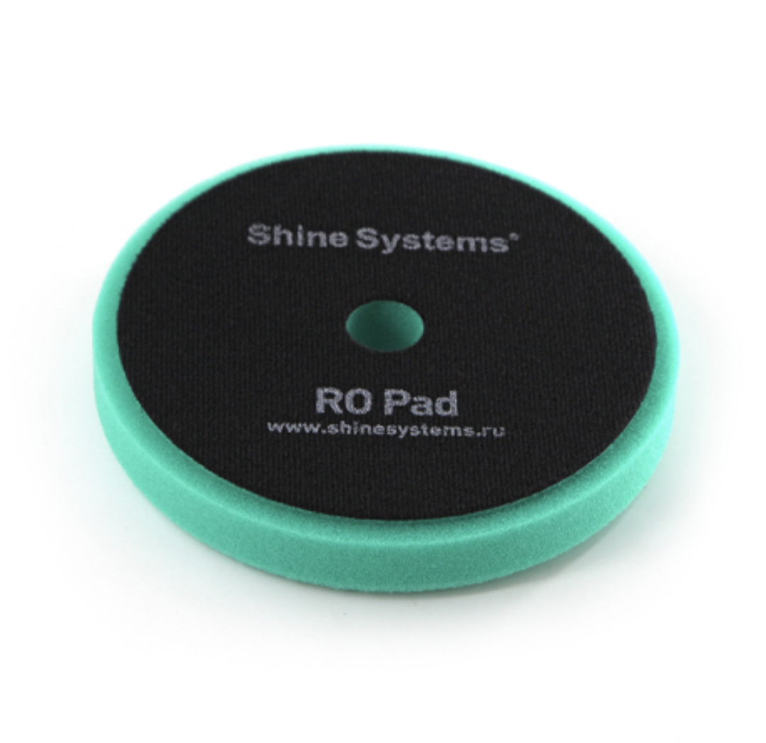 фото Полировальный круг shine systems ss546 ro foam pad green твердый зеленый, 155 мм