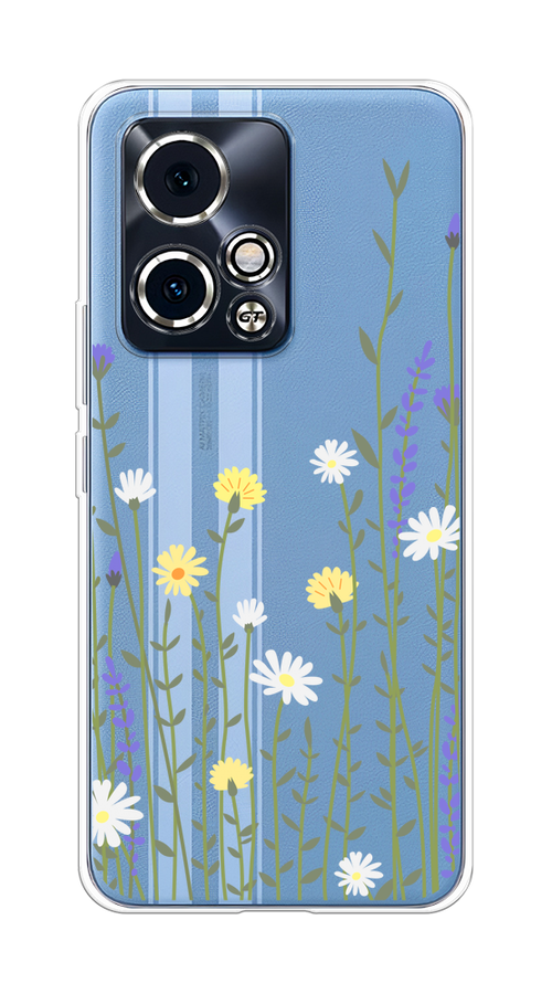 

Чехол на Honor 90 GT "Ромашка и лаванда", Зеленый;желтый;прозрачный, 6123450-1